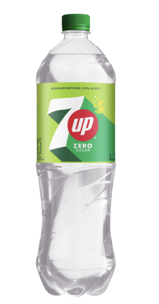 Напій сильногаз. 7 UP Zero Sugar 1.75 л ПЕТ